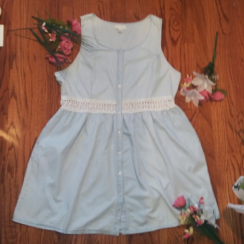 Faux Jean Dress
